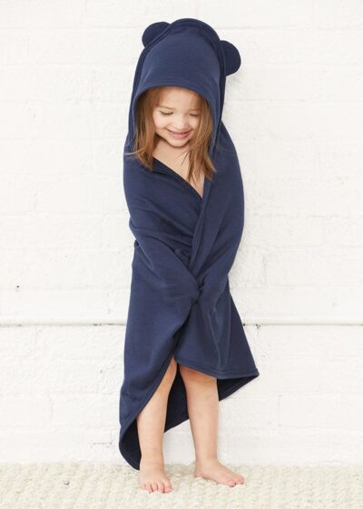 Terry Cloth Hooded Towel with Ears Thumbnail