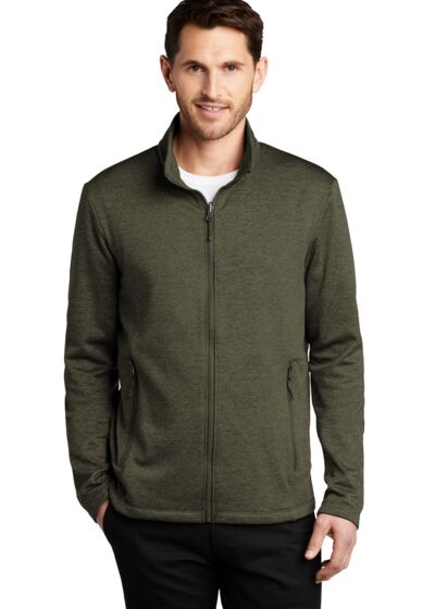 Collective Striated Fleece Jacket Thumbnail