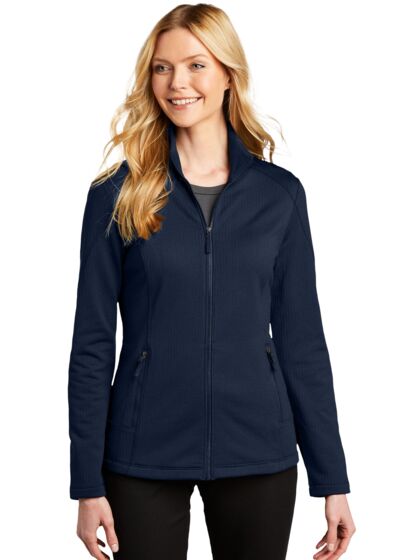 Women's Grid Fleece Jacket Thumbnail