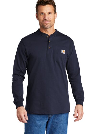 Long Sleeve Henley T Shirt Thumbnail