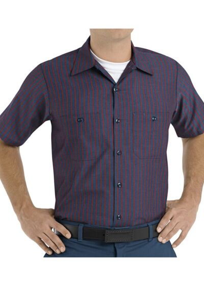 Industrial Short Sleeve Work Shirt - Tall Sizes Thumbnail
