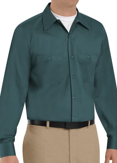 Cotton Long Sleeve Uniform Shirt - Tall Sizes Thumbnail