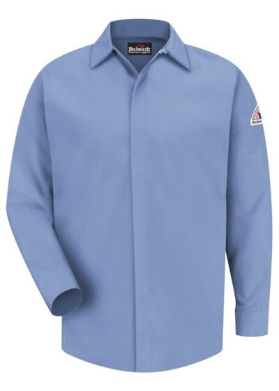 Concealed-Gripper Pocketless Work Shirt - Tall Sizes Thumbnail