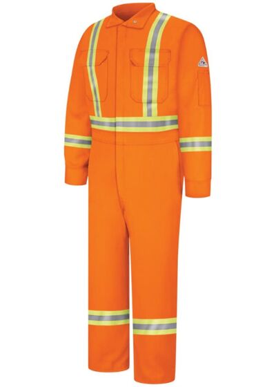 Premium Coverall with CSA Compliant Reflective Trim - EXCEL FR® ComforTouch®. Thumbnail