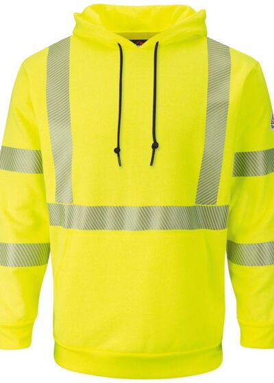 Hi-Visibility Pullover Hooded Fleece Sweatshirt Thumbnail