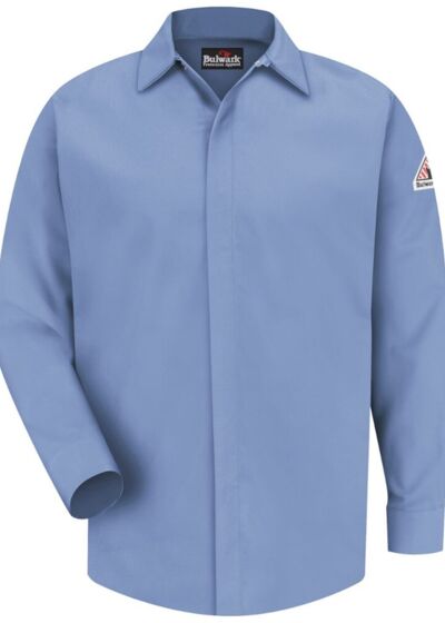 Concealed-Gripper Pocketless Long Sleeve Shirt - CoolTouch® 2 - Tall Sizes Thumbnail