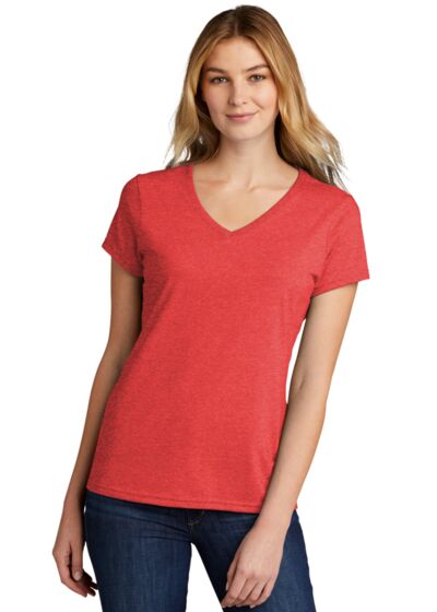 Women's Tri Blend V Neck Tee Thumbnail
