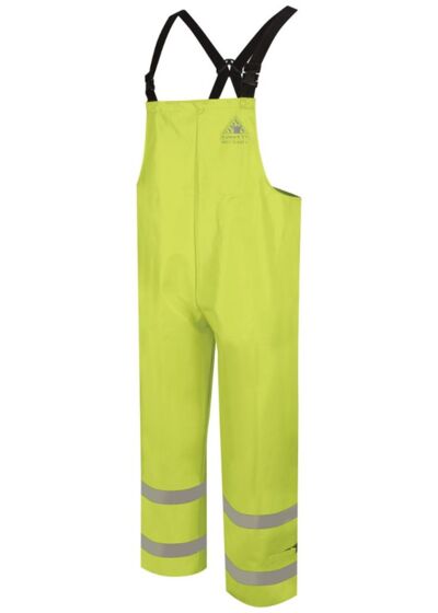 Hi-Visibility Flame-Resitant Rain Bib Overall - 13 oz. Thumbnail