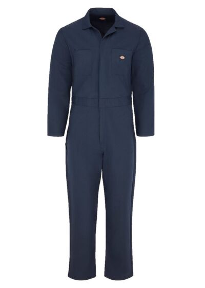 Basic Blended Long Sleeve Coverall - Tall Sizes Thumbnail