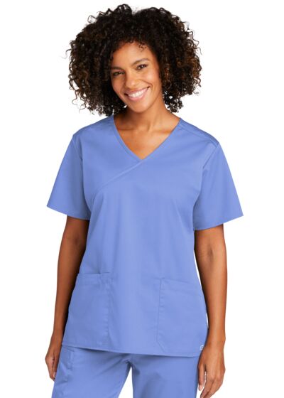 Women's WorkFlex Mock Wrap Top Thumbnail