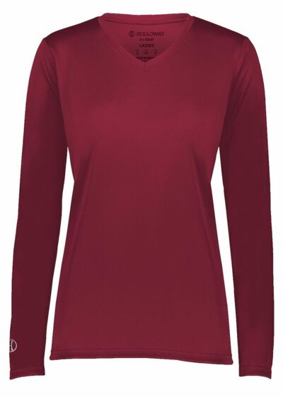 Girls' Momentum Long Sleeve V-Neck T-Shirt Thumbnail
