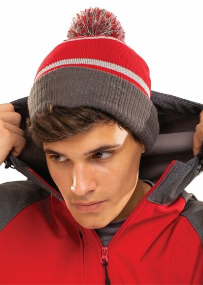 8 1/2" Reflective Knit Beanie Thumbnail
